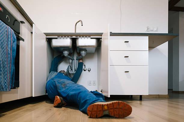Professional Drain Cleaning technician working in Grindstone, PA